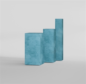 Кашпо CONCRETIKA COLONNA BLUE SKY низкое 23643