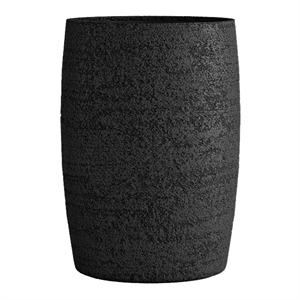 Кашпо CONCRETIKA CIGAR EROSIA BLACK низкое 23027