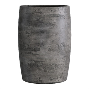 Кашпо CONCRETIKA CIGAR CONCRETE GREY DARK низкое 23021