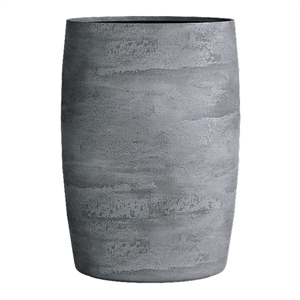 Кашпо CONCRETIKA CIGAR CONCRETE GREY LIGHT низкое 23022