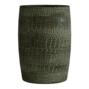 Кашпо CONCRETIKA CIGAR CAYMAN GREEN низкое 38515