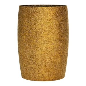 Кашпо CONCRETIKA CIGAR RICH GOLD низкое 38512