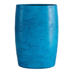 Кашпо CONCRETIKA CIGAR COBALT BLUE низкое 23019