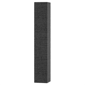 Кашпо CONCRETIKA COLONNA EROSIA BLACK высокое 23586