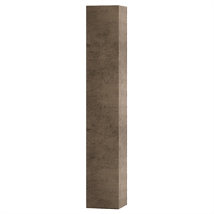 Кашпо CONCRETIKA COLONNA SMOKEY GREY высокое 31396