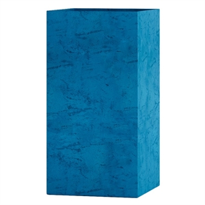 Кашпо CONCRETIKA COLONNA COBALT BLUE низкое 23648