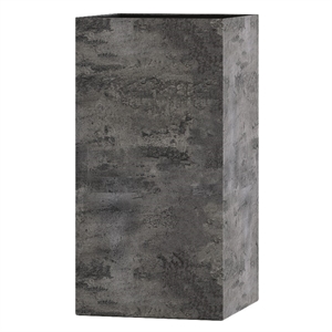 Кашпо CONCRETIKA COLONNA CONCRETE GREY DARK низкое 23650