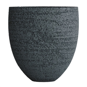 Кашпо CONCRETIKA BARREL EROSIA GRAY низкое 23135