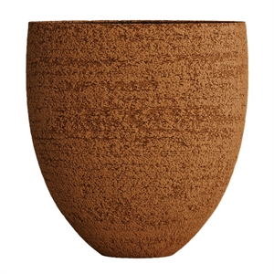 Кашпо CONCRETIKA BARREL EROSIA OCHRE низкое 23136
