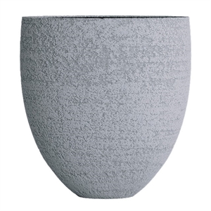 Кашпо CONCRETIKA BARREL EROSIA WHITE низкое 23137