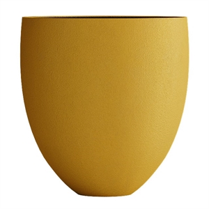 Кашпо CONCRETIKA BARREL GOLD низкое 23139