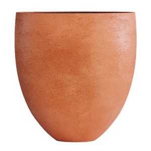 Кашпо CONCRETIKA BARREL RED CLAY низкое 23145