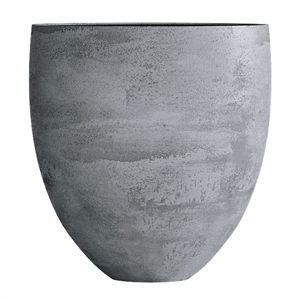 Кашпо CONCRETIKA BARREL CONCRETE GREY LIGHT низкое 23127