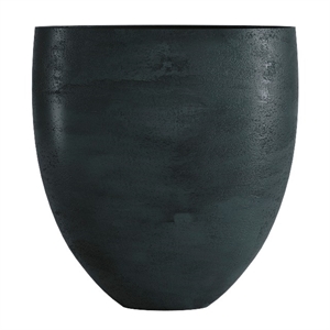 Кашпо CONCRETIKA BARREL OCEAN GREEN низкое 23142
