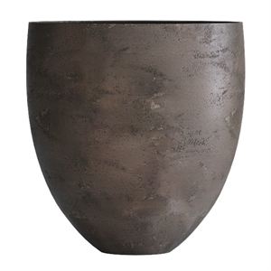 Кашпо CONCRETIKA BARREL TAUPE CONCRETE низкое 31572