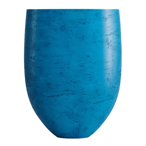 Кашпо CONCRETIKA BARREL COBALT BLUE 23159