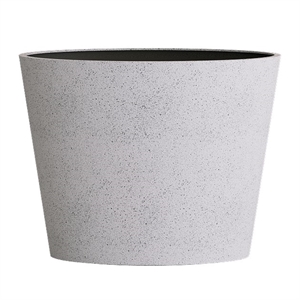 Кашпо CONCRETIKA CRATER EGG WHITE 38649