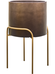 Кашпо Baq gradient elevated cylinder high matt (+ voet) (Nieuwkoop Europe) 39111