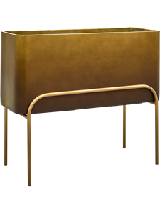 Кашпо Baq gradient elevated rectangle high matt (+ voet) (Nieuwkoop Europe) 39117