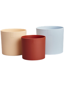 Кашпо Lex pott flowerpot sky blue (set of 3) (Elho) 39292
