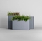 Кашпо CONCRETIKA ФЛОРА АРКТИК БЛЮ низкий 41569 - фото 102910