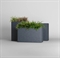 Кашпо CONCRETIKA ФЛОРА БАЗАЛЬТ низкий 41572 - фото 102922