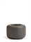 Кашпо TREEZ Effectory Beton Bionic - Ton Тёмно-серый бетон низкий 44618 - фото 106952