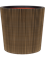 Кашпо Capi roots groove vase conical black 45280 - фото 109417
