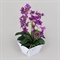 ЦС35/33-3 Орхидея (фиолетовая) h26см в интерьерном кашпо d15см - фото 53984