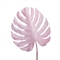 7143/0030-6/1(Promo) Лист Монстеры искусственный, розовый, большой h 90 см (40+50) - фото 54087
