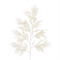 7143/0041-3/4 (Promo) Ветка Павлиньи перья искусственные, кремовые, h 105 см (63+42) - фото 54121