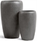 Кашпо TREEZ Effectory Beton Высокий округлый конус 22645 - фото 62543
