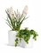 Кашпо TREEZ Effectory Gloss Цилиндр белый глянцевый лак 5071 - фото 63144