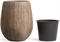 Кашпо TREEZ Effectory Wood Округлая чаша Светлый дуб 21611 - фото 63254