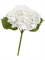 Гортензия (искусственная) белая крупноцветковая (серия MDP) Treez Collection - фото 65154