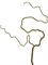 Ветка Салекса изогнутая св.зёленая (искусственная) Treez Collection - фото 65345