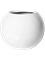 Кашпо Fiberstone glossy white beth (Pottery Pots) - фото 66763