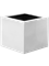 Кашпо Fiberstone glossy white jumbo without feet (Pottery Pots) - фото 66781