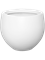 Кашпо Fiberstone matt white jumbo orb (Pottery Pots) - фото 66872