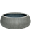Кашпо Fiberstone ridged dark grey eileen (Pottery Pots) - фото 66903