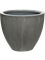 Кашпо Fiberstone ridged dark grey jesslyn (Pottery Pots) - фото 66904