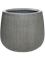Кашпо Fiberstone ridged dark grey pax (Pottery Pots) - фото 66906