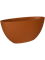 Кашпо Refined dorant овальное (Pottery Pots) - фото 67063