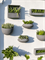 Кашпо настенное Natural wally balcony low (Pottery Pots) 10317 - фото 67398