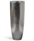 Кашпо TREEZ Effectory Metal Высокий конус Giant Стальное серебро - фото 68964