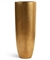 Кашпо TREEZ Effectory Metal Высокий конус Giant Сусальное золото - фото 68971