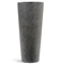 Кашпо TREEZ Effectory Beton высокий конус тёмно-серый бетон 3375 - фото 69286