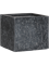 Кашпо Raindrop cube anthracite (Nieuwkoop Europe) - фото 69946