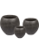 Кашпо Bundle pot black набор 3 шт. (Nieuwkoop Europe) - фото 69979