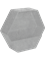 Кашпо Multivorm hexagoon wallplanter high shine (Nieuwkoop Europe) - фото 70140